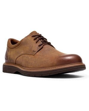 Clarks Baystone Plain Derby - Brown