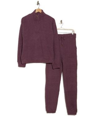 Honeydew Intimates Brushed Fabric Pajama Set - Purple