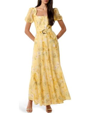 EVER NEW Marigold Belted Maxi Dress - Yellow