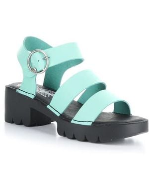 Fly London Egly Piatform Sandal - Green