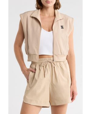 Faith Connexion Full Zip Vest - Natural