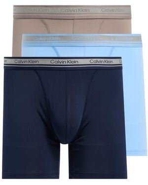 Calvin Klein 3-Pack Boxer Briefs - Blue