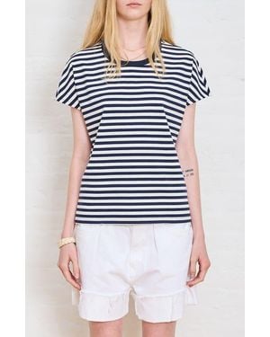 Denimist Drop Shoulder T-Shirt - Blue