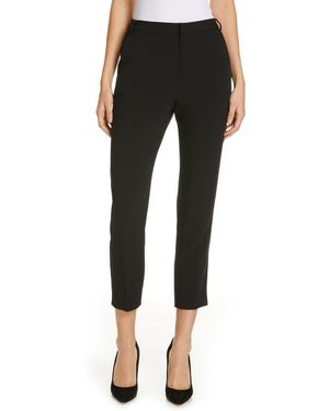 L'Agence Ludivine Crease Front Crop Pants - Black