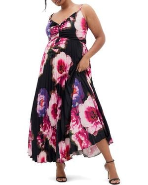 City Chic Ariana Maxi Dress - Pink