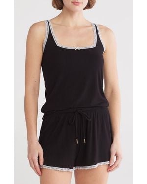 Honeydew Intimates Revival Rib Short Pajamas - Black