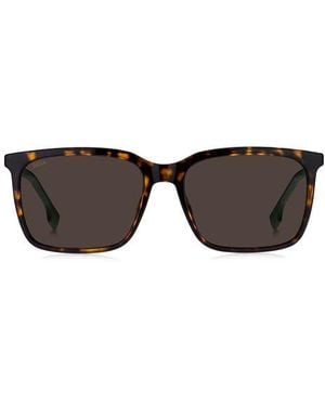 BOSS 57Mm Rectangular Sunglasses - Multicolor