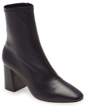 Loeffler Randall Elise Stretch Leather Bootie - Black
