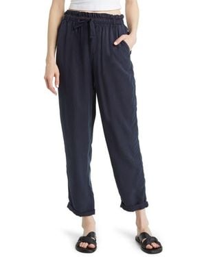 Treasure & Bond Beach Drawstring Pants - Blue