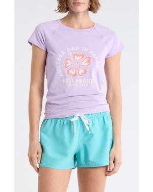 Billabong Beach Babe Rashguard Top - Blue