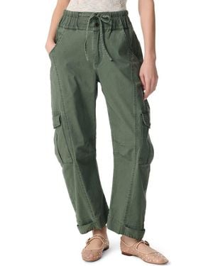 Robert Rodriguez Barrel Leg Cargo Pants - Green