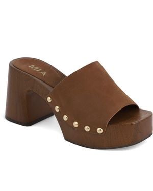 MIA Emmerie Slide Sandal - Brown