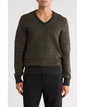 Brooks Brothers Vintage Houndstooth Sweater - Black