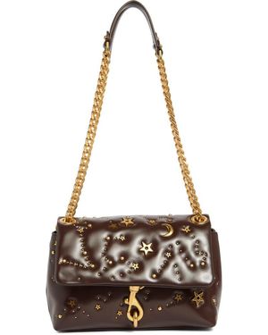 Rebecca Minkoff Edie Celestial Stud Crossbody Bag - Metallic