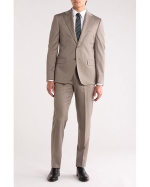 Calvin Klein Wool Blend Suit - Gray