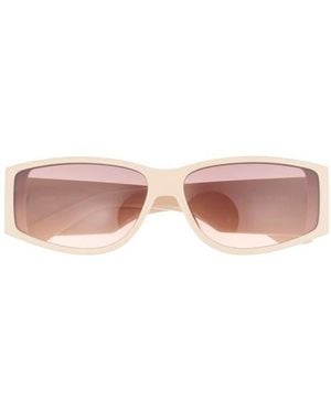 Quay Not My Fault 41Mm Rectangular Sunglasses - Pink