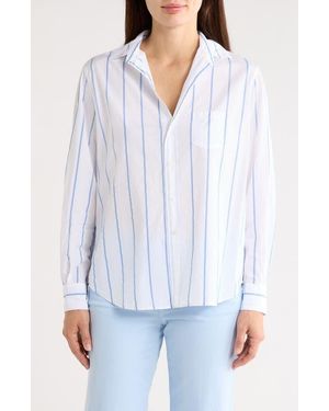 Frank & Eileen Relaxed Fit Cotton Button-Up Shirt - White