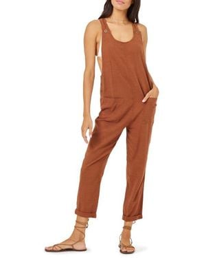 LSPACE Freya Cover-Up Jumpsuit - Orange