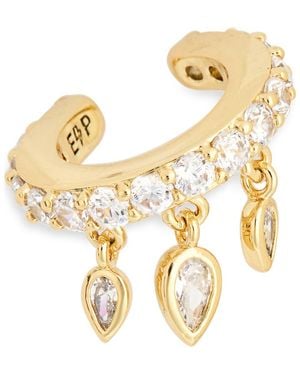 Electric Picks Dash Cuff Earring - White