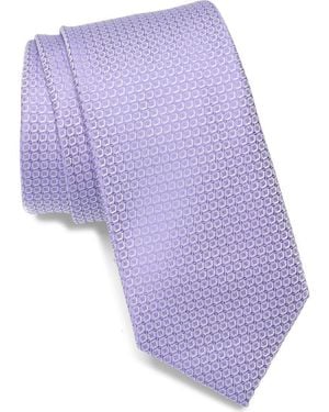 Calvin Klein Tatum Jacquard Tie - Purple