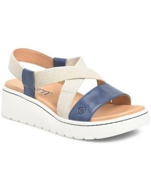 Børn Kasady Ankle Strap Platform Wedge Sandal - Multicolor