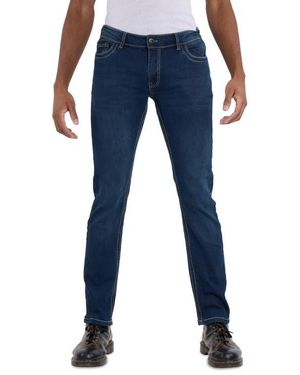 Xray Jeans Saddle Stitch Stretch Straight Leg Jeans - Blue