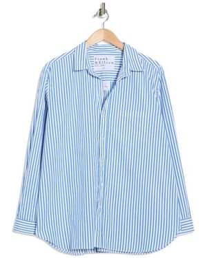 Frank & Eileen Relaxed Fit Cotton Button-Up Shirt - Blue