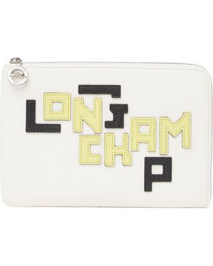 Longchamp Quarter Zip Clutch - Metallic