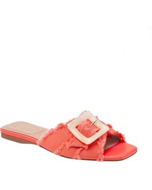 Linea Paolo Lottie Slide Sandal - Red