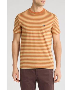 RVCA Malone Stripe T-Shirt - Blue