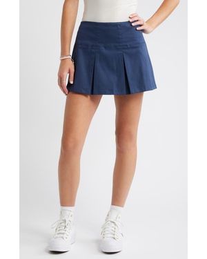 BP. Preppy Pleated Miniskort - Blue