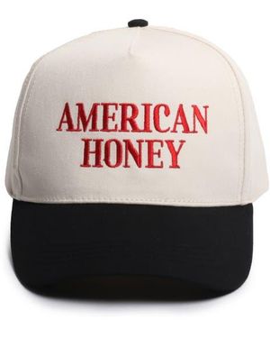 David & Young American Honey Embroidered Cotton Baseball Cap - Pink
