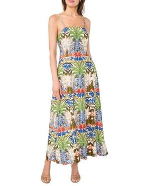 Parker Square Neck Maxi Dress - White