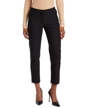 Nanette Lepore Ankle Length Rayon Blend Pants - Black