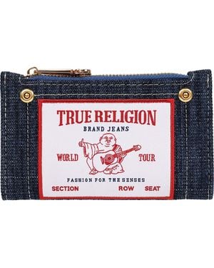 TRUE RELIGION Buddha Patch Small Wallet - Red