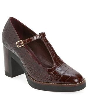 Bernardo Noto T-Strap Pump - Brown