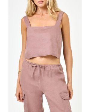 LSPACE Long Island Cover-Up Tank - Pink