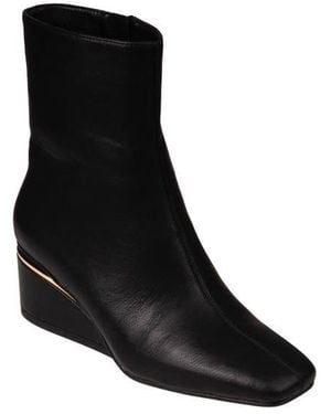 Ninety Union Mona Square Toe Wedge Boot - Black