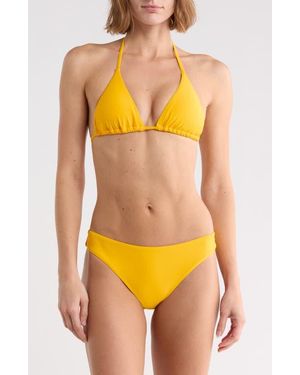Vince Triangle Bikini Top & Bottoms Set - Orange