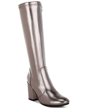 Rag & Co Halara Water Repellent Knee High Boot - White