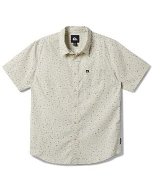 Quiksilver Freedom Mini Classic Short Sleeve Button-Up Shirt - Multicolor