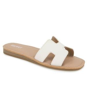 Esprit Leona Slide Sandal - White