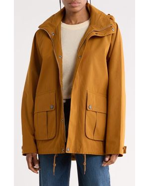 Barbour Re-Engineered Hooded Water Resistant Jacket - Natural
