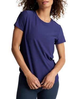 Beyond Yoga On The Down Low T-Shirt - Blue