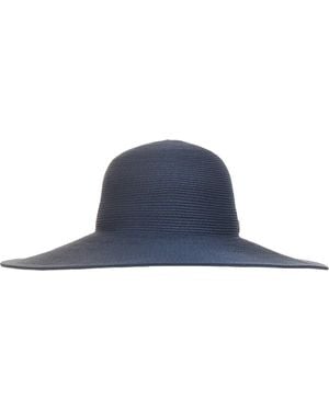 Bruno Magli Packable Floppy Brim Sun Hat - Blue