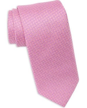 Ted Baker Weller Micro Square Silk Blend Tie - Pink