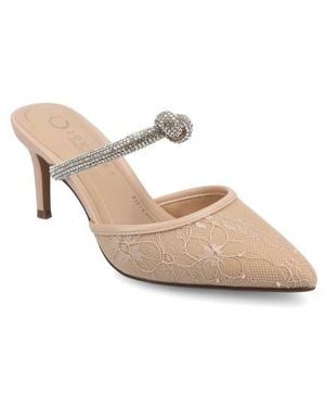 Journee Collection Lunna Mule Pump - Pink