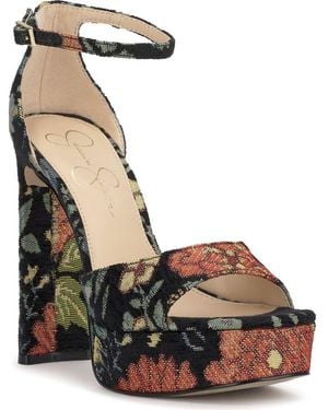 Jessica Simpson Telxia Platform Sandal - Black