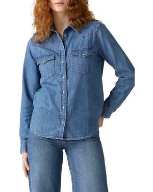 Levi's The Ultimate Western Snap-Up Shirt - Blue