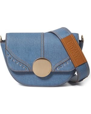 orYANY Lottie Denim Crossbody Bag - Blue